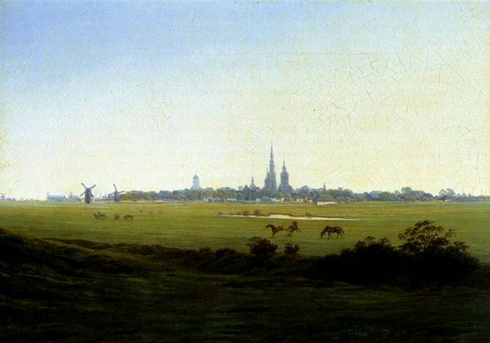 Caspar David Friedrich Meadows near Greifswald